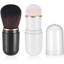 Pinceaux de maquillage rétractables, pinceaux de voyage, pinceaux à blush, pinceaux à fond de teint liquide mignons