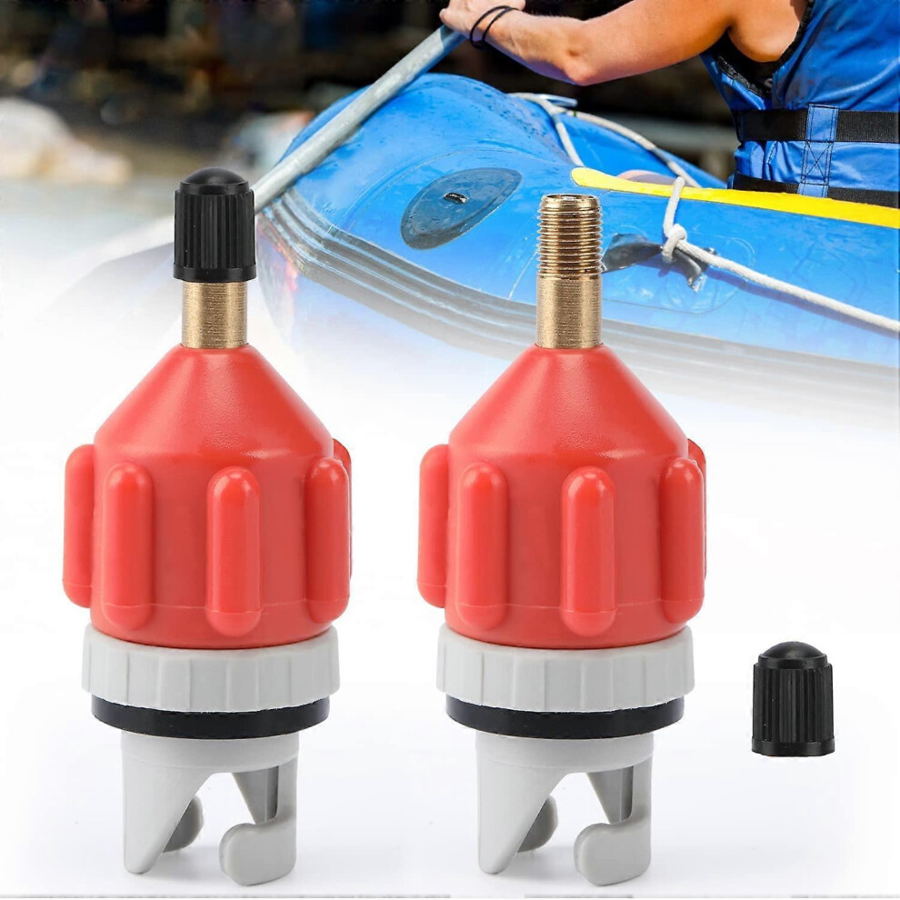 (As show, One size) 2 Pieces Sup Pump Adapter for Kayak, Canoe, Paddle Board, Dinghies, Stand Up Paddle Board Accessory, SUP Paddle Valve Kayak Valve