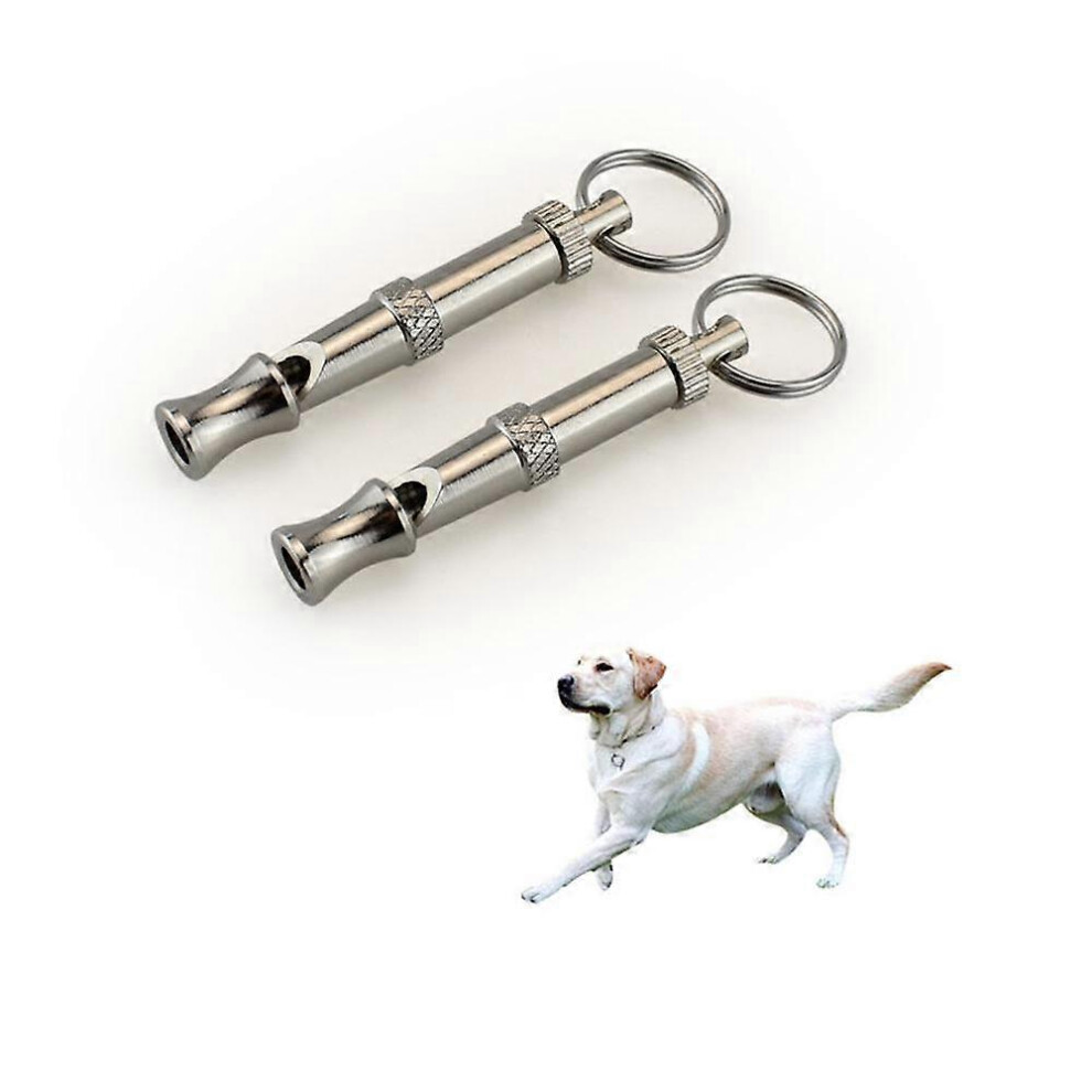 (As show, One size) 2Pcs Stop Barking Dog Whistle With A Simple Natural Ultrasonic Copper Core