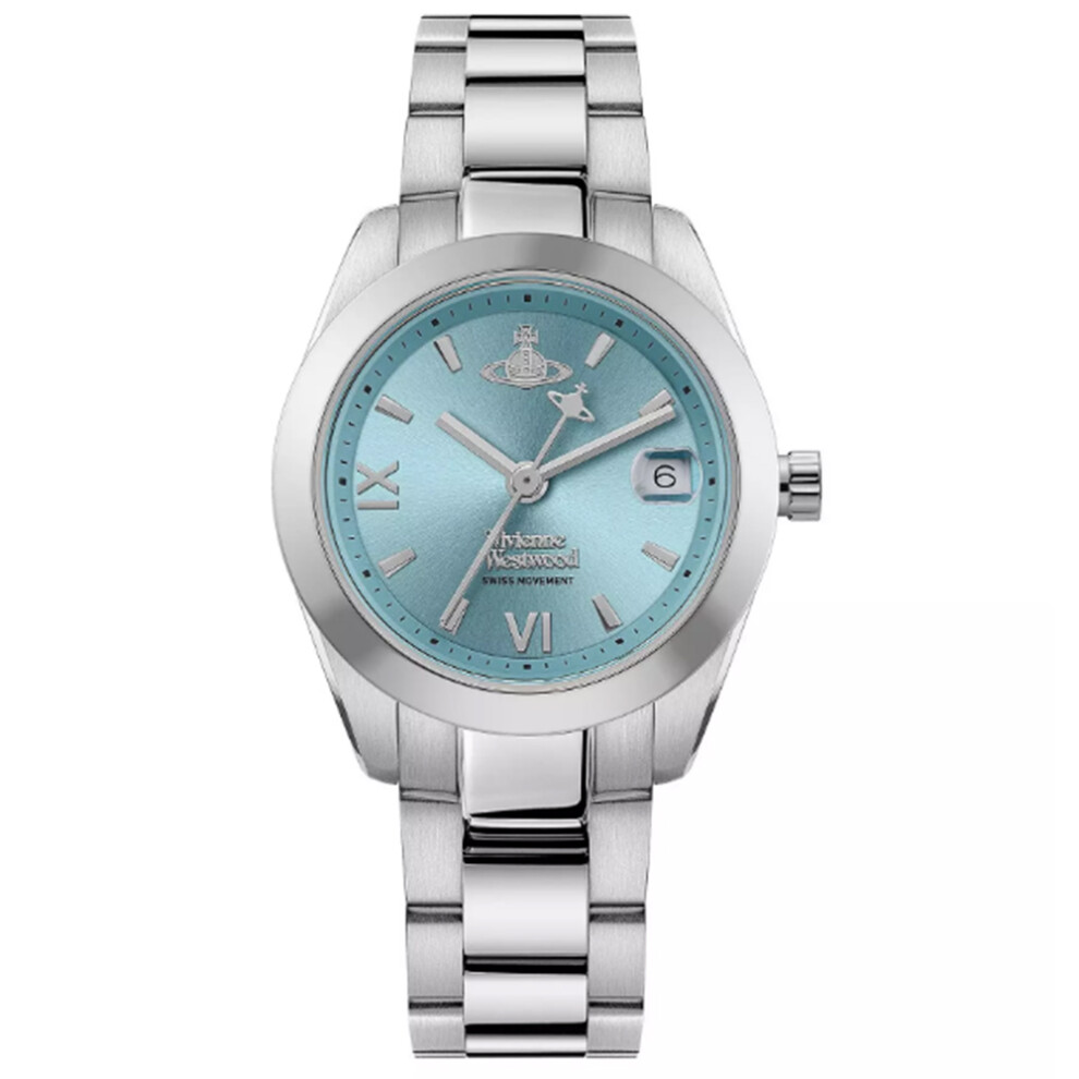 Vivienne Westwood Fenchurch Womens Quartz Watch Elegant Office Ladies Fashion Blue Watches