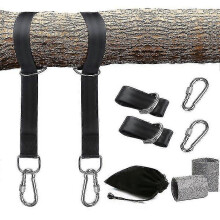 (As show, One size) Tree Swing Straps Hanging Kit With Two Zinc Alloy Carabiners