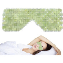 Masque pour les yeux en pierre de jade, cache-œil, masque pour les yeux, masque de jade, masque facial réutilisable, masque apaisant