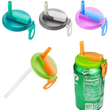 Couvercles de canettes de soda, couvercles anti-éclaboussures en silicone, couvercles réutilisables