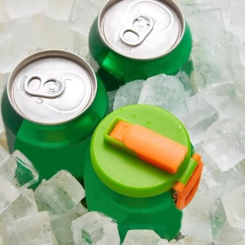 Couvercles de canettes de soda, couvercles anti-éclaboussures en silicone, couvercles réutilisables 2