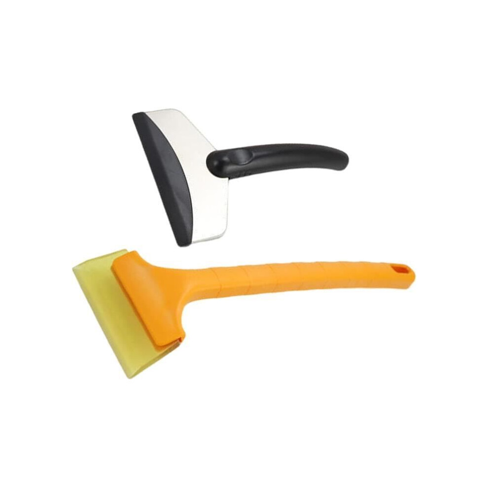 Grattoir à glace pour pare-brise de voiture, 2 grattoirs à glace portables, pelle à neige multi-usages