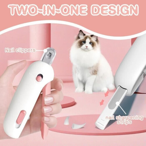 Coupe-griffes pour animaux de compagnie avec protection anti-éclaboussures 2
