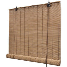 Store enrouleur en bambou marron Dimensions 140 x 160 cm VHV