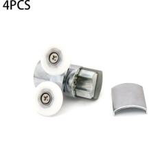 Jeu de 4 roulettes pour porte de douche 23-27 mm VHV