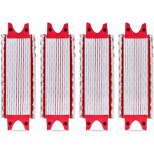 Lot de 4 tampons de rechange en microfibre pour aspirateur Vileda EasyWring Ultramax VHV