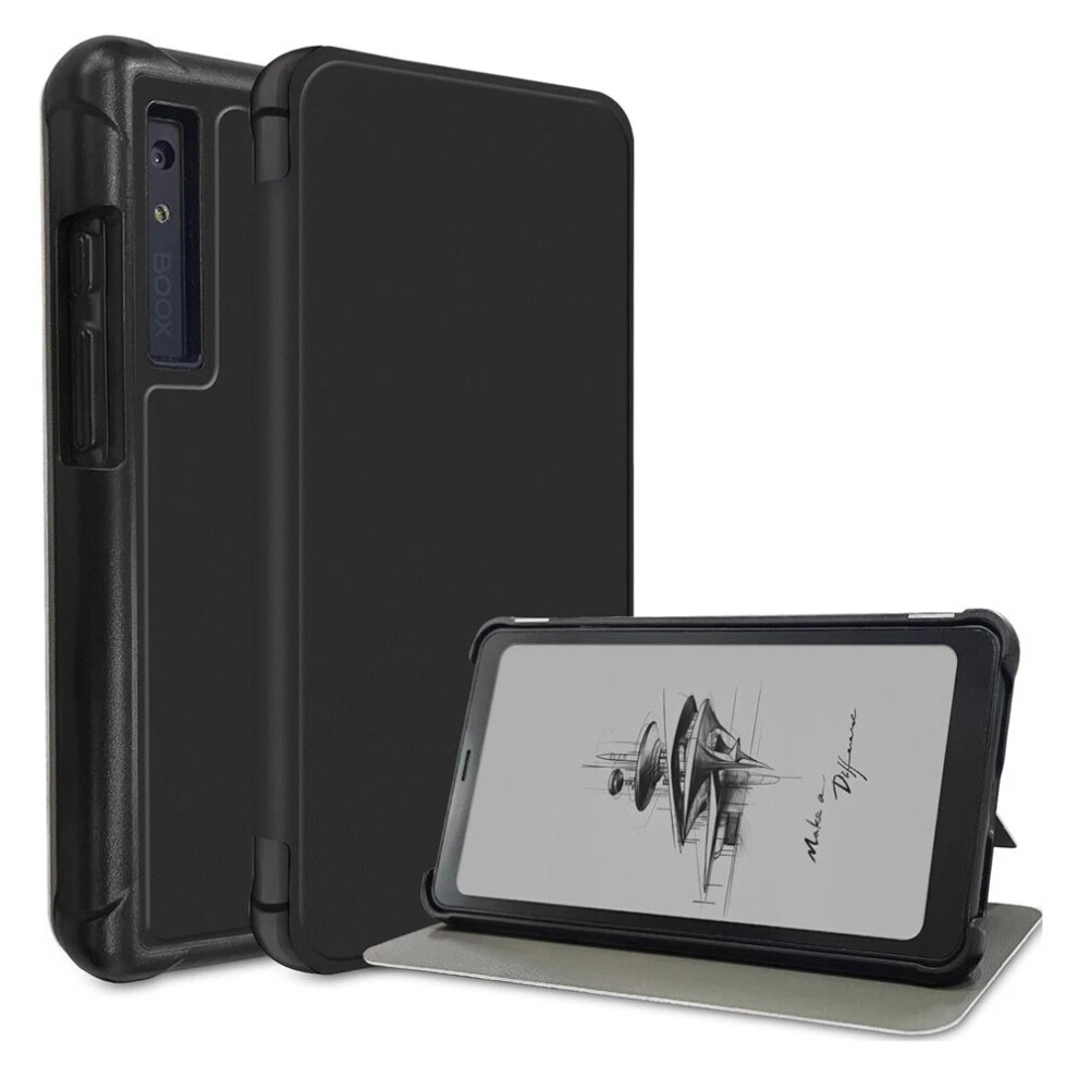 (Black) For Onyx Boox Palma 6.13Inch Case Pu Leather Cover Magnetic Close Shockproof Black 6963793906642