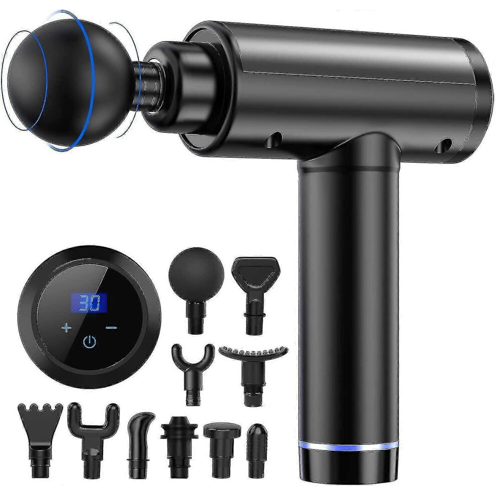 Kikidex (As Show, One Size) Massage Gun Deep Tissue Massager Percussion Massage Gun Relax Body