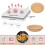 (50PCS, Khaki) Non-Stick Baking Paper 3
