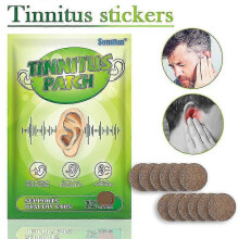 (As show, One size) 24pcs/pack Portable Tinnitus Patch Relieve Vomiting Dizziness Airsickness