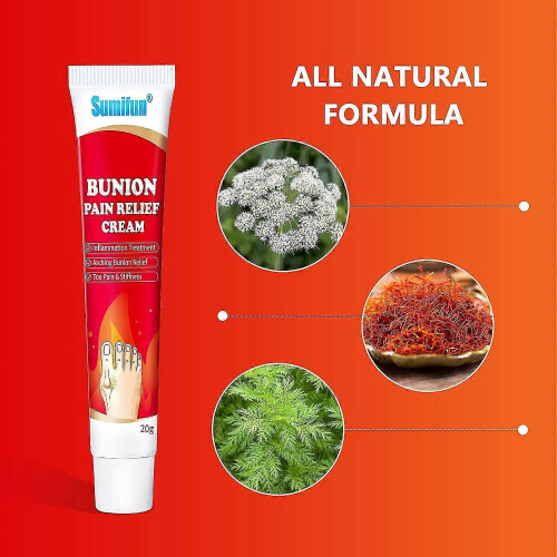 (As show, One size) Bunion Toe Stiffness Relief Cream 2