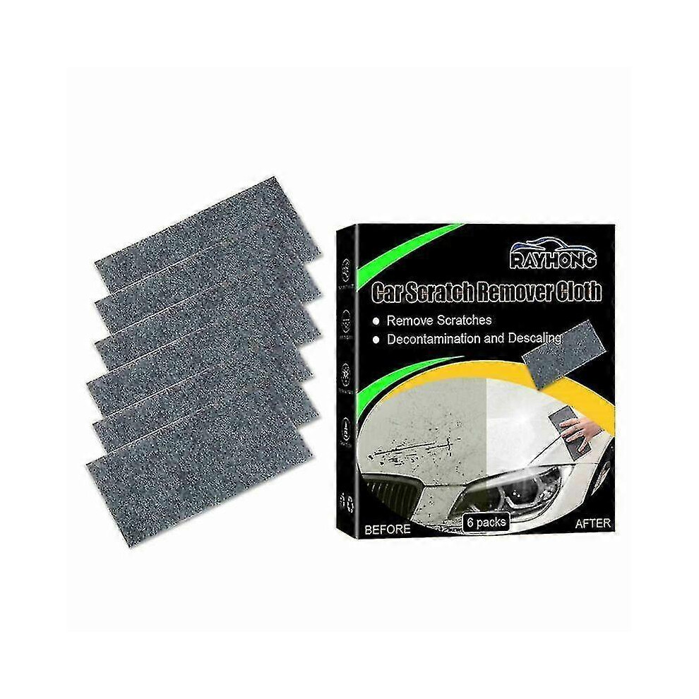 (As Show, One Size) 6 Pack Nano Sparkle Cloth Car Scratch Repair Cloth Nano Magic Cloth For Car New 4701666543820