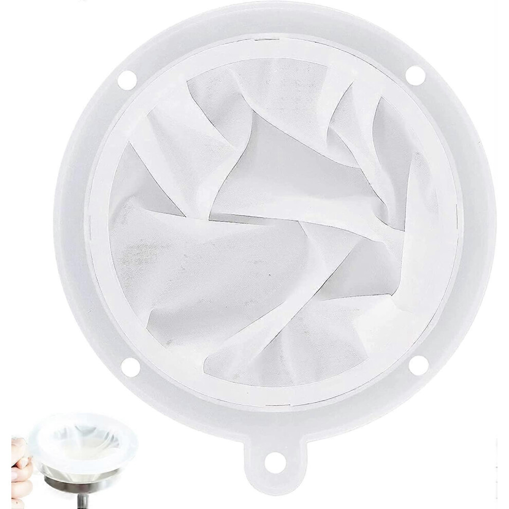 (As show, One size) Food Filter Strainer, 15cm Kitchen Funnel Strainer Filter, for Filtering Juice, Milk, Coffee, Wine, Chinese Medicine Filter(200 Me