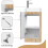 BELOFAY Floor Standing Vanity Unit With Basin 6