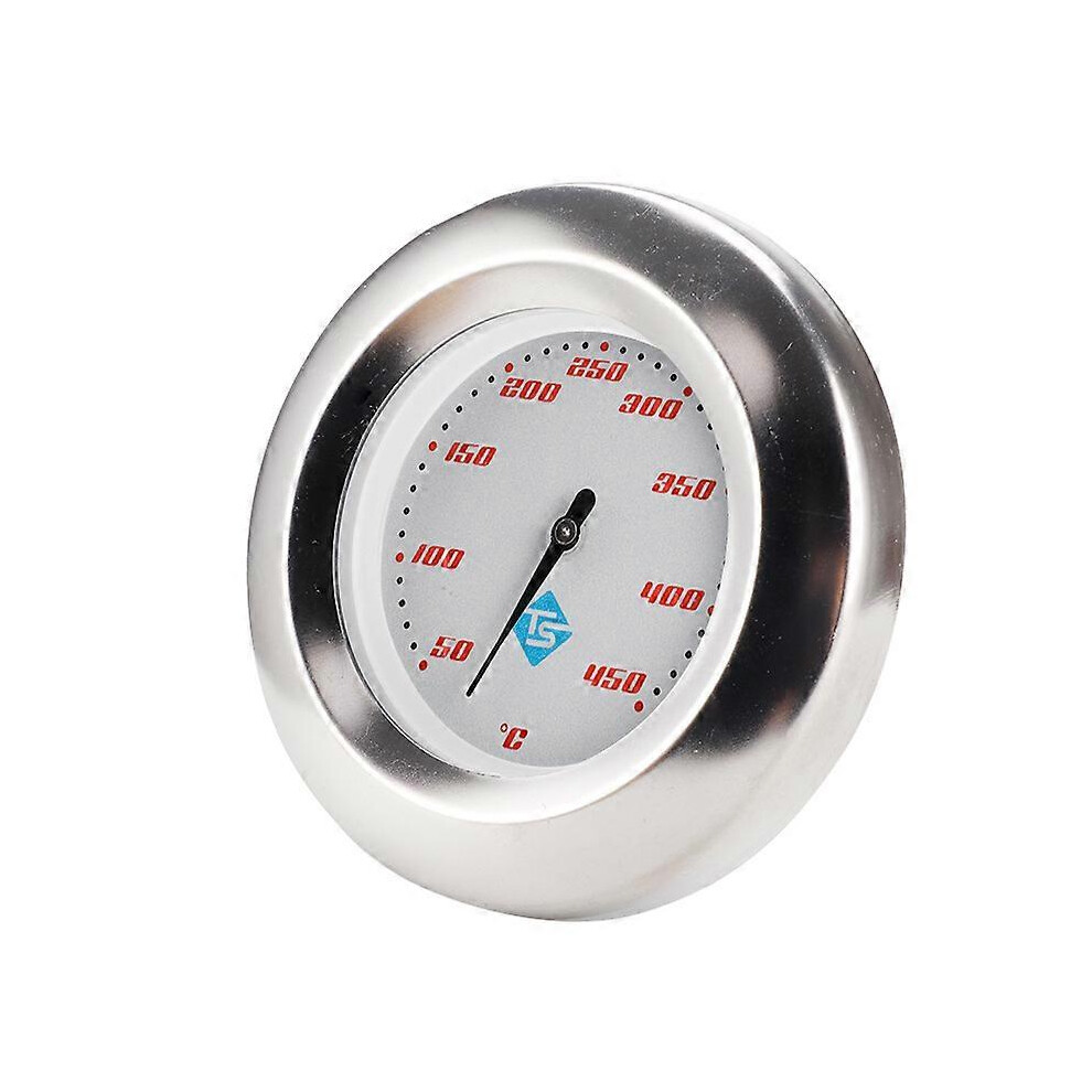 (As show, One size) BBQ Thermometer Oven Temperature Thermometer Gauge Stainless Steel Bimetal Grill Thermometer Temp Gauge Outdoor Barbecue Smoker Grill, Analog Digital