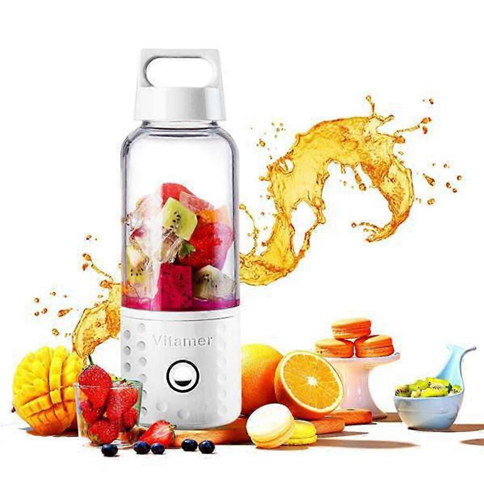 (As show, One size) Blender, Juicer, Portable Smoothie Blender for Shakes Powerful Machine, Electric Portable Mini Rechargeable Juice Cup Lemon Cup St