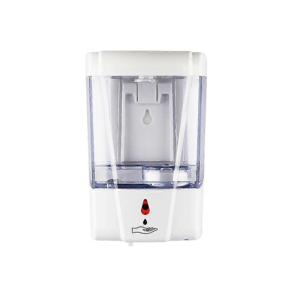 (As show, One size) Wall-Mounted Automatic Soap Dispenser, 700ml Touchless Liquid Gel Dispenser with Infrared Sensor for Kitchens Bathroom Hotel Restaurants School (Gel D