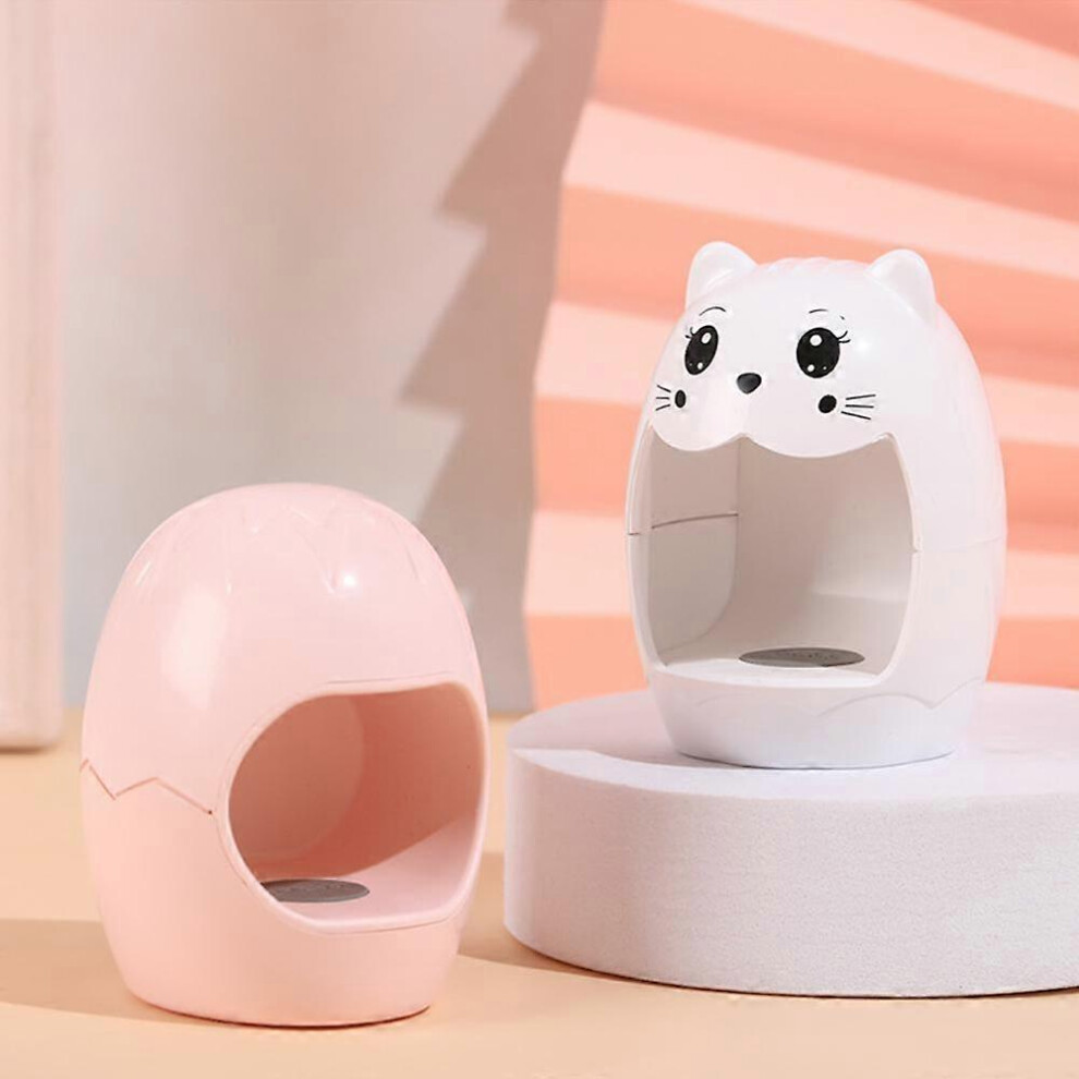 (As show, One size) 2PCS Mini Nail Lamp, Portable UV LED USB Lamps for Gel Nail Polish for Home and Nail Salon, Mini Egg-Shaped Cat Phototherapy Lamp Nail Lamp