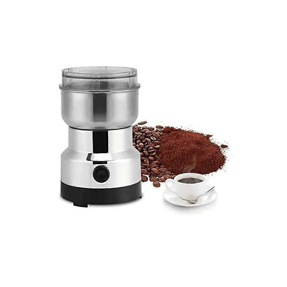 (As show, One size) 220V-240V Electric Coffee Grinder for Coffee Beans, Nuts, Spices, Cereals (EU Regulation) for Home Office. Pulverizer Pulverizer G
