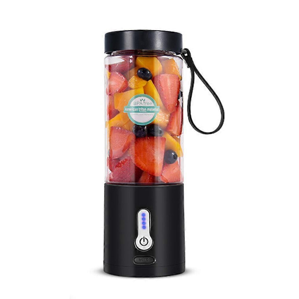 (As show, One size) Portable Blender for Smoothies and Shakes, 530ML Mini Blender with Rechargeable Type-C and 6 Blades, 4000mAh Fruit Mixer Personal