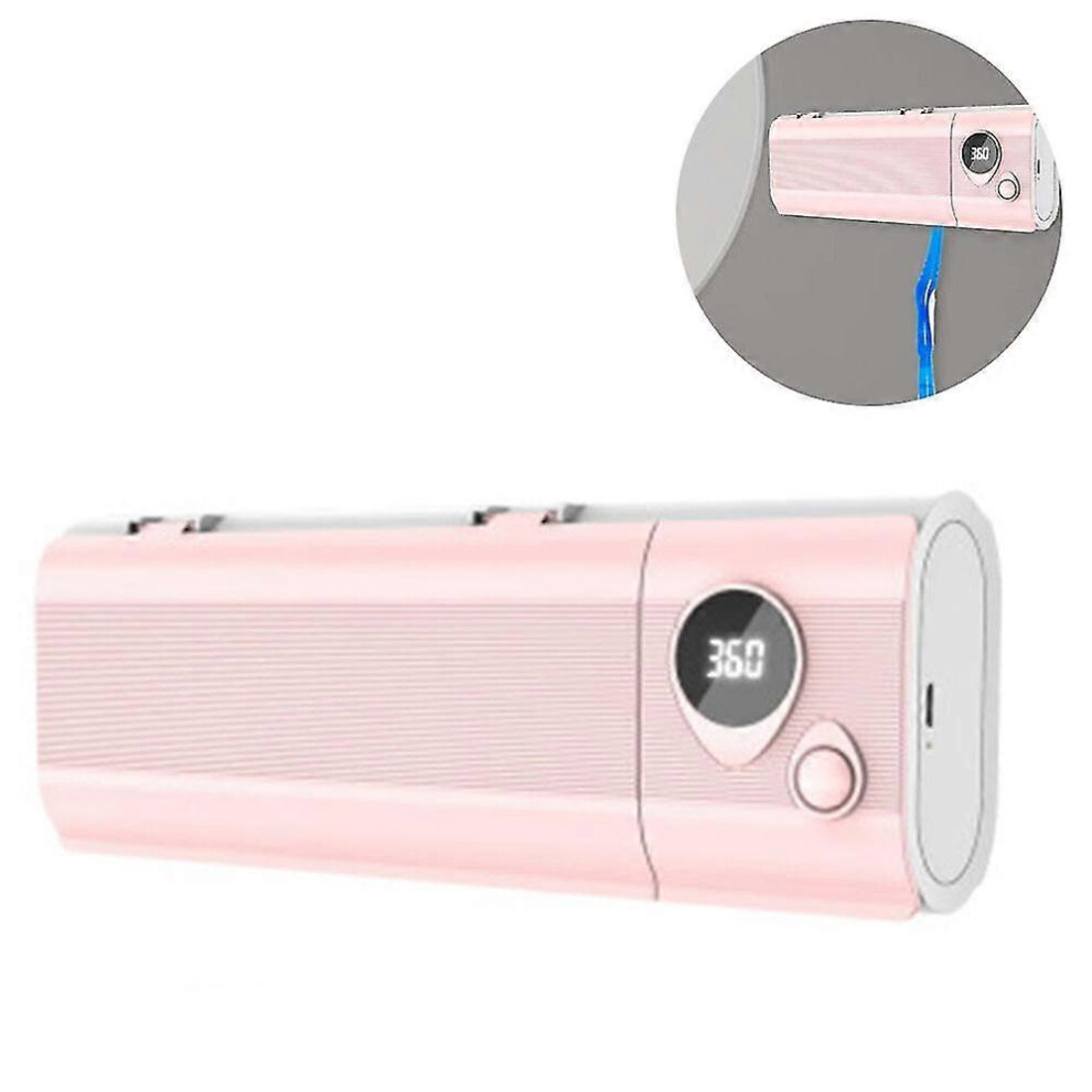 (As show, One size) Smart Toothbrush Holder Bathroom Wall Mounted Toothbrush Sterilizer with Timer Function Toothbrush for Baby Girls Powder