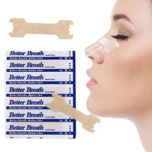 Pack de 100 patchs nasaux contre le ronflement, patch nasal pour arrĂŞter de ronfler VHV