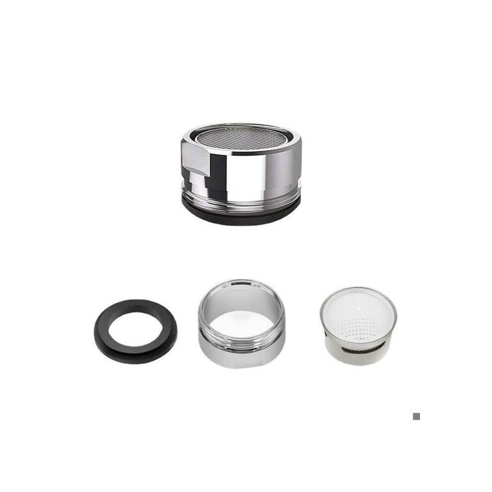 1 aérateur de robinet 24 mm, filtre, accessoires d'économie d'eau avec joint pour cuisine, salle de bain, VHV