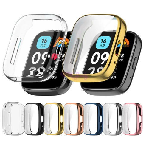 (transparent) Bumper TPU Case Full Cover Protective Shell  Redmi watch3lite /Watch 3 Active 2
