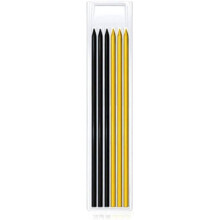 Ensemble de crayons de charpentier solides pour la construction avec trou à long bec et outil de marquage pour marqueur pour VHV