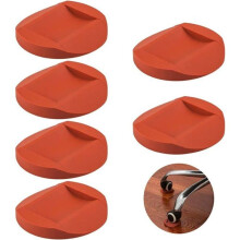 Lot de 6 patins antidérapants en caoutchouc pour roulettes de meubles, canapés et lits pour tous types de sols VHV