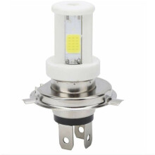 Ampoule de phare LED H4 pour moto, feux de route et de croisement, lumière blanche 1 080 lm, 6 500 K, phare avant de moto VHV