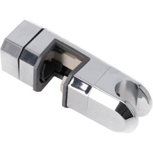 Support de pommeau de douche universel chromé 15 mm-30 mm - Support réglable pour système de douche Argent VHV