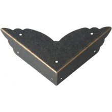 Lot de 12 protections d'angle pour meubles protection métal coin bébé table bords boîte enfants noir Taille VHV