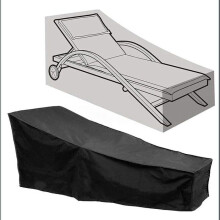 Housse de protection imperméable et respirante pour chaise longue d'extérieur, tissu Oxford 420D, VHV
