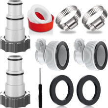 Adaptateur de tuyau de piscine 32 38 Adaptateur de tuyau de remplacement Adaptateur de piscine Adaptateur de tuyau de piscine Pompe VHV