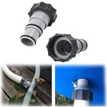 Adaptateur de piscine Intex A, 2 pièces, adaptateur de tuyau de piscine A, adaptateur A pour piscine Intex, adaptateur de tuyau de remplacement Intex