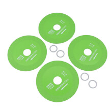 4 Pieces Glass Cutting Discs Thin Saw Blade Wheel for Ceramic Jadestone Wine Bottle 10cm Diameter Green