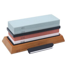 Aiguiseur de cuisine pour toutes lames - VHV - 400/1000 3000/8000 - Blanc, bleu et noir