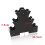 Support d'haltères - VHV - 3 niveaux - Noir - Rangement efficace - Musculation 2