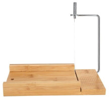 Coupe-savon - VHV - Multifonctionnel - Bois de bambou - Écologique - Réglable de 0,5 à 5 cm