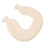 Bouillotte en forme de U, double isolation, tricotée, housse décorative en lin, rose 3