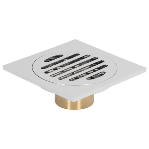 Siphon de sol anti-éclaboussures en acier inoxydable 304 galvanisé - Cikonielfs