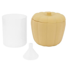 Par - Seau à glace en silicone Seau à glace en silicone en forme de citrouille avec couvercle, petit refroidisseur de glaçons artistique