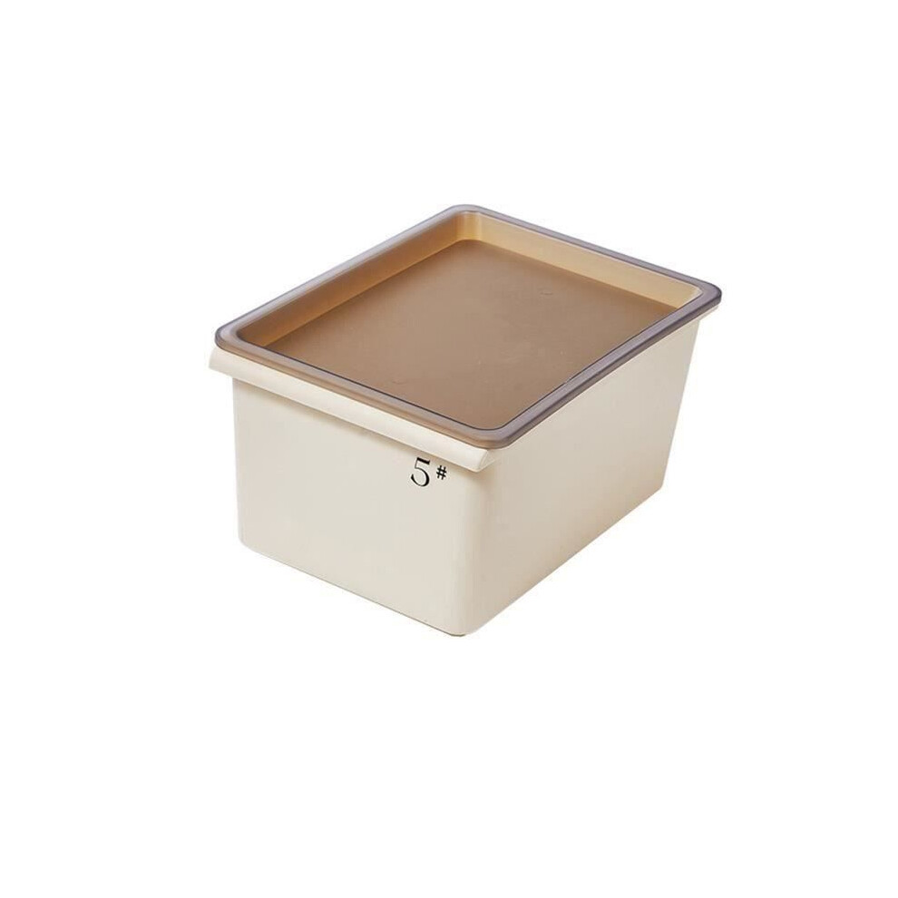 Boîte de rangement - VHV - Bac en plastique - Couvercle inclus - Grande capacité - Empilable