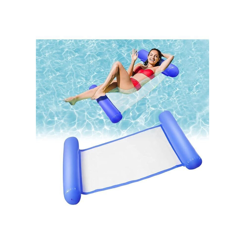 Hamac gonflable pour piscine, 1 hamac flottant gonflable 4 en 1 pour adultes et enfants Bo A163