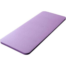 Tapis de yoga antidérapant pour genoux, 15 mm, grand et épais, pour exercices de Pilates, fitness, camping, violet