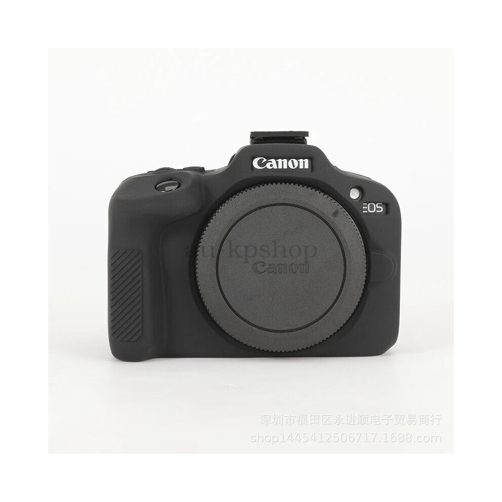 (Black) Hot New - For Canon Eos R100 Silicone Case Portable Scratch Resistant Shockproof Cover Black 6963793909001